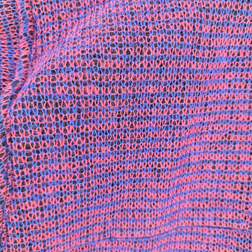 プランテーション Plantation 90-2000s ウールナイロン リバーシブル 異素材切替 ショールカラーコート レディース JPN:M